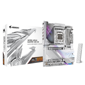 לוח אם GIGABYTE X870E AORUS MASTER X3D ICE WIFI7 ATX BT 10GBE