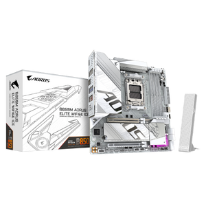 לוח אם Gigabyte B850M AORUS ELITE WIFI6E ICE M-ATX DDR5 AM5 2.5GB