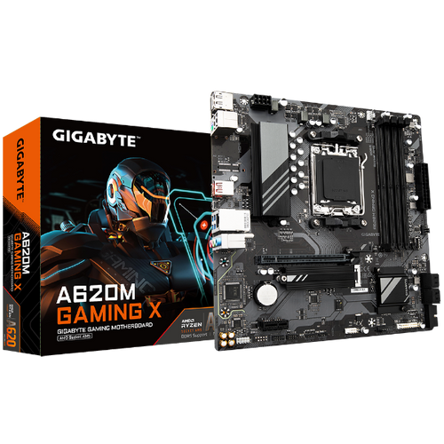 לוח אם Gigabyte A620M GAMING X AMD AM5 Micro-ATX