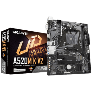 לוח אם Gigabyte AMD A520 K V2 rev 1.1 DDR4 For AM4