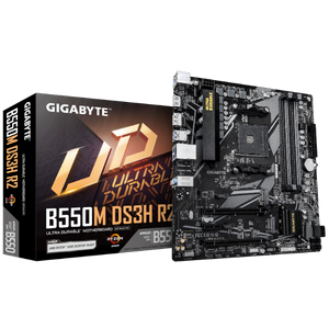 לוח אם למעבדי Gigabyte B550M DS3H R2 DDR4 Micro-Atx For AMD AM4