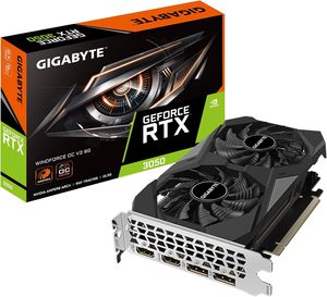 כרטיס מסך Gigabyte RTX 3050 Windforce 2 OC V2 6GB