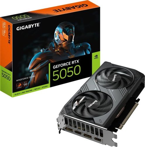 כרטיס מסך Gigabyte GeForce RTX 5050 WindForce OC 8GB 2xDP 2xHDMI