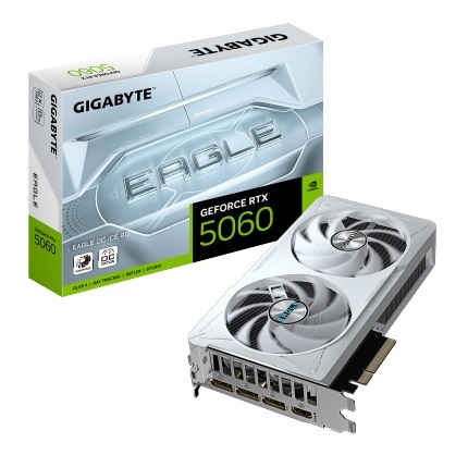 כרטיס מסך Gigabyte GeForce RTX 5060 EAGLE ICE 8GB
