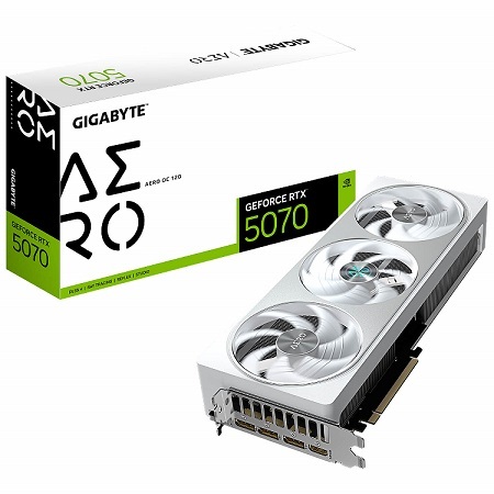 כ.מסך GIGABYTE GeForce RTX 5070 AERO OC 12G