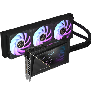 כ.מסך AORUS GeForce RTX 5080 XTREME WATERFORCE 16G 360MM RADIATOR