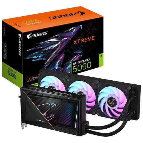 כרטיס מסך AORUS GeForce RTX 5090 XTREME WATERFORCE 32G
