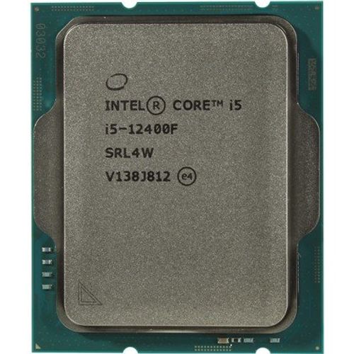 מעבד אינטל דור 12 INTEL I5-12400F Tray No Fan NO GPU 117W LGA1700