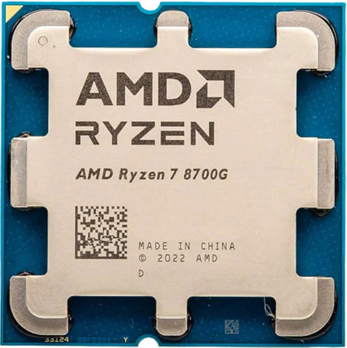 מעבד AMD ZEN 4 R7 8700G Tray no fan up to 5.1GHZ RADEON 780M GPU