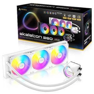 קירור נוזלי משולש Antec SKELETON 360 ARGB White INTEL/AMD