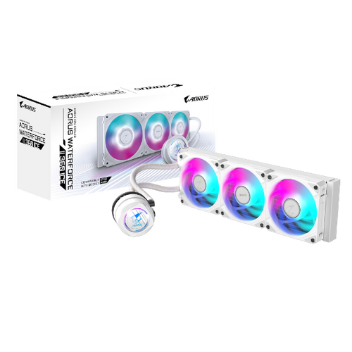 קירור לבן Gigabyte AORUS WATERFORCE II 360 ICE AIO ARGB REV2