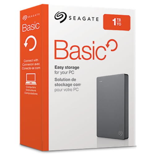 דיסק חיצוני SEAGATE Basic Portable Drive 1TB 2.5 usb 3.0