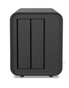 שרת אחסון Terramaster F2-424 2-BAY NAS N95 8GB DDR5 2.5GbE