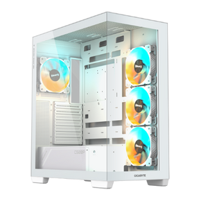 מארז לבן GIGABYTE C500 PANORAMIC STEALTH ICE Mid-Tower ATX