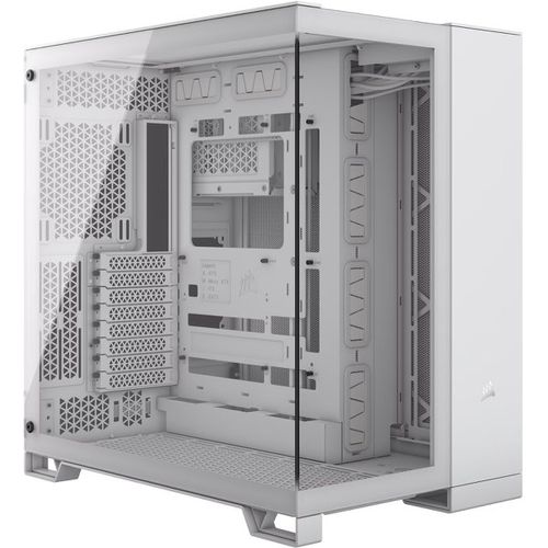מארז Corsair 6500X Mid-Tower E-ATX Tempered Glass Case White