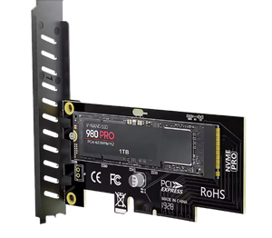 כרטיס הרחבה PCIe x4 to M.2 Adapter Support 2280 M.2