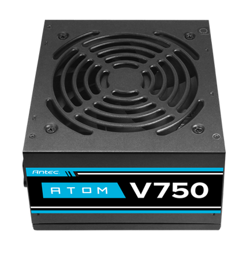 ספק כוח ANTEC ATOM V750 Active PFC 120MM silent fan non-mudular