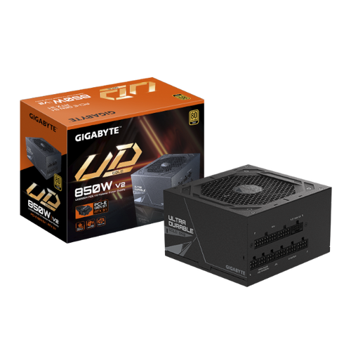 ספק כוח Gigabyte UD850GM PG5 V2 850W 80 Plus Gold Modular ATX3.1