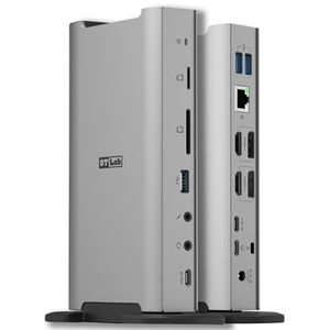 תחנת עגינה ST-LAB U-2630 USB 10G HDMI+DP DUAL 4K 100W DP Type-C