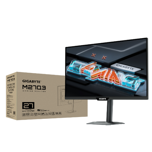 מסך גיימינג Gigabyte M27Q3 2K 1Ms SS IPS 320Hz KVM G-Sync
