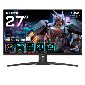 מסך GIGABYTE AORUS FO27Q5P 27 2K QD-OLED 0.03ms 500Hz HDR USB KVM