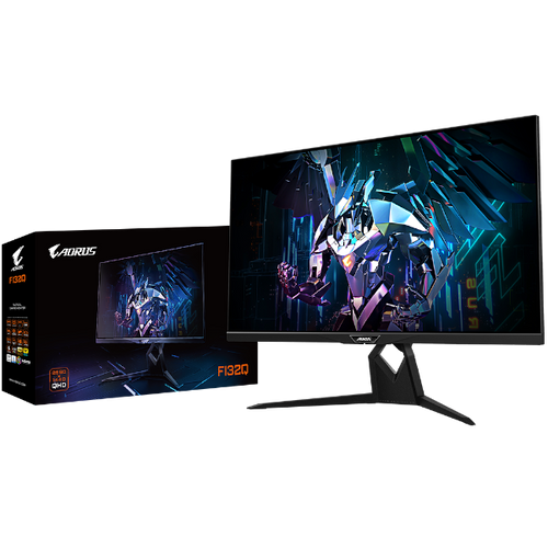מסך גיימינג AORUS FI32Q 2k SS IPS 165HZ-170Hz OC 1MS kvm 8BIT HDR