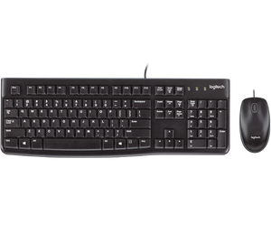 סט מקלדת ועכבר חוטי Logitech MK120