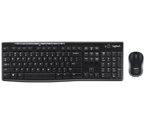 סט מקלדת ועכבר אל חוטי Logitech Wireless Desktop MK270