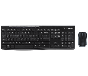 סט מקלדת ועכבר אל חוטי Logitech Wireless Desktop MK270