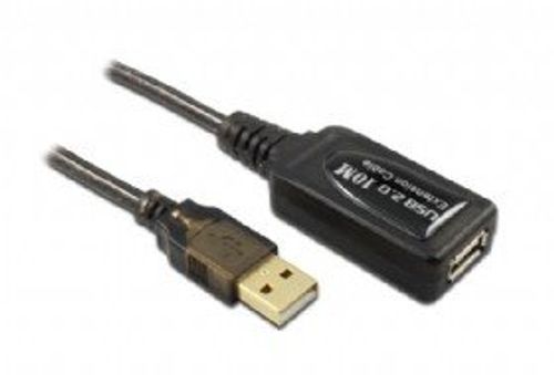 כבל מאריך עם מגבר 10 מטר USB 2.0