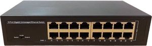 מתג לא מנוהל UCY 16 PORT Gigabit RJ45 SWITCH GS1016