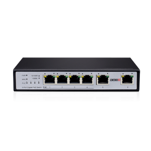 סוויץ עד 60 וואט Provision POE 4 PORTS 1Gbps and 2 Ports Uplink