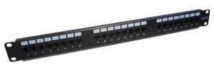 פנל 24 מחברים RJ-45 CAT 6A