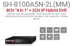 מכשיר הקלטה משולב PROVISION SH-8100A5N-2L MM 4TB 8 AHD 2IP