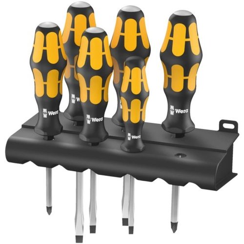 סט מברגי דפיקה 6 יח' במעמד Kraftform 932/6 מבית WERA