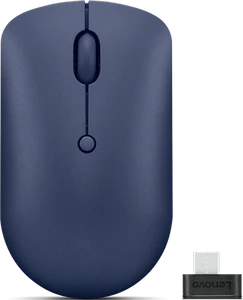עכבר אלחוטי עם חיבור טייפ סי USB-C קומפקטי Lenovo 540 GY51D20871 - צבע כחול