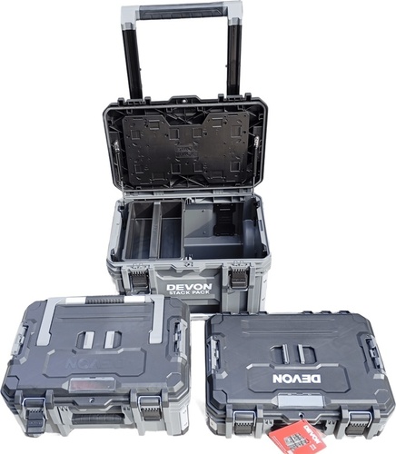 יחידת אחסון STACK PACK עם גלגלים, 3 קומות – DEVON 246DV1013