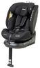 כיסא בטיחות ובוסטר מסתובב I-ELITE 360º PRO מלידה ועד גיל 8 בתקן i-Size עם ריפוד מלאנג' מנדף זיעה - שחור