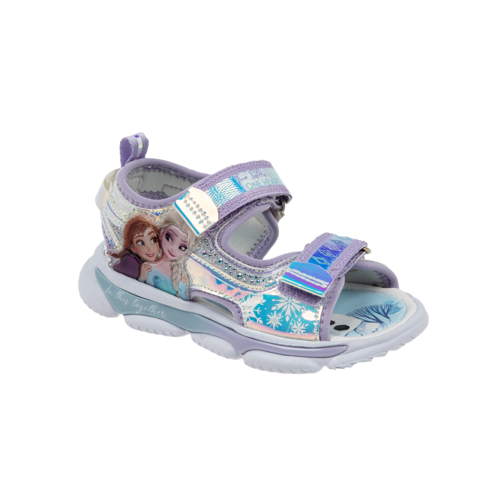 נמרוד תינוקות ילדים סנדלי תאורה FROZEN שקוף\ סגול