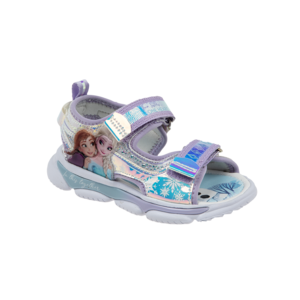נמרוד תינוקות ילדים סנדלי תאורה FROZEN שקוף\ סגול
