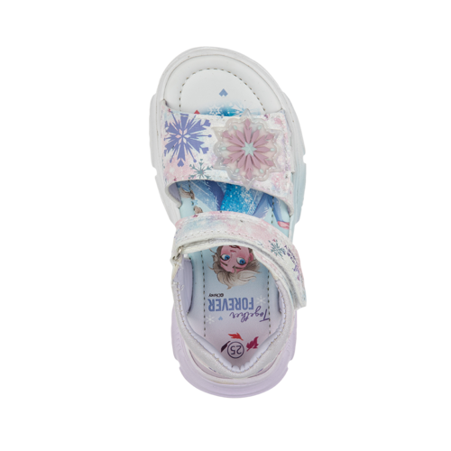 נמרוד תינוקות ילדים סנדלי FROZEN לבן/סגול