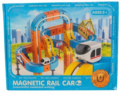 רכבת הרים מגנטית 162 חלקים Magnetic Rail Car