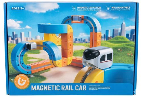 רכבת הרים מגנטית 90 חלקים Magnetic Rail Car