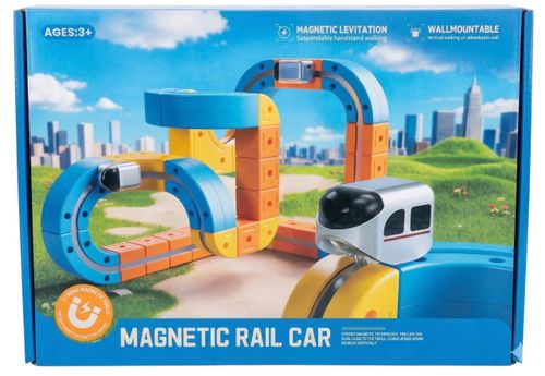 רכבת הרים מגנטית 90 חלקים Magnetic Rail Car