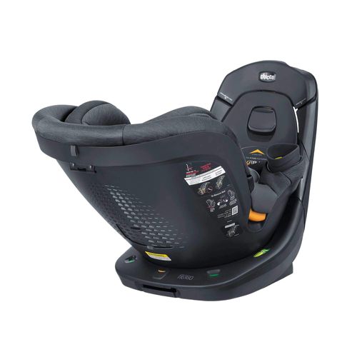 כסא בטיחות מסתובב פיט 360 Fit עם בדי קלירטקס ClearTex ללא כימיקלים ומנגנון התקנה LeverLock - אפור/כסוף - Titanium צ'יקו