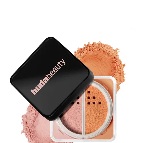 דואו פודרה של הודה במהדורה מוגבלת Huda Beauty Easy Bake Duo Loose Powder - Pink Pumpkin