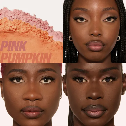 דואו פודרה של הודה במהדורה מוגבלת Huda Beauty Easy Bake Duo Loose Powder - Pink Pumpkin