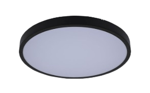 גוף תאורה עגול שחור צמוד תקרה 20W CCT