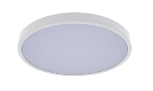 גוף תאורה עגול לבן צמוד תקרה 36W CCT
