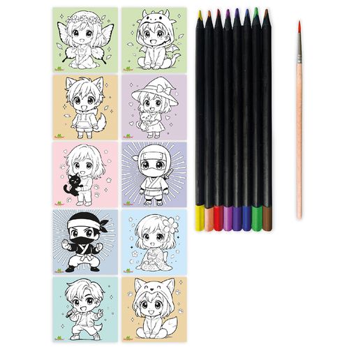 צביעה CHIBI - מנגה